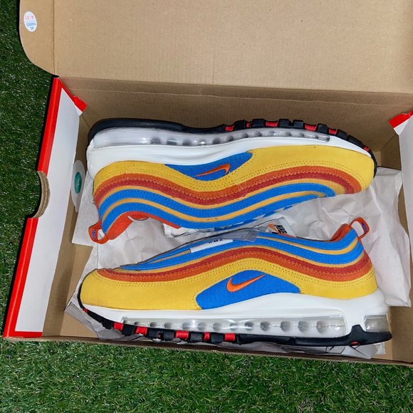 Nike Air Max 97 SE Running Club Photo Blue Pollen White DH1085-700 Men\'s Size 8 main image 8